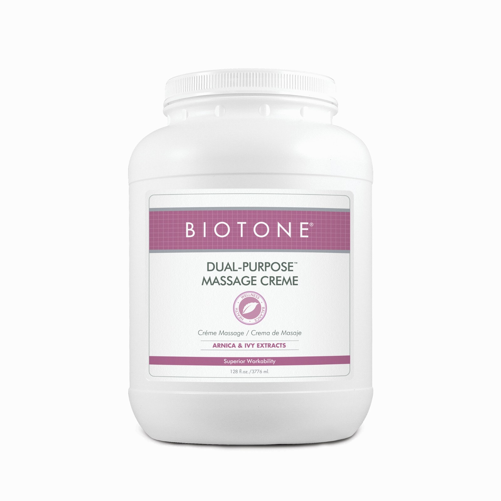 Biotone Dual Purpose Massage Cream, 128 Ounce