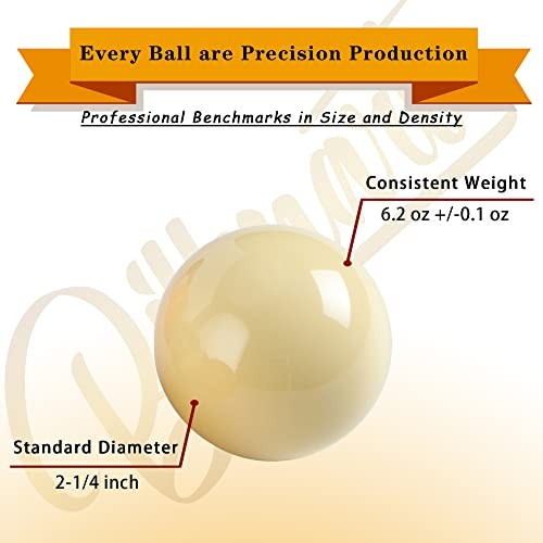Billiard Balls Set 16 Pool Table Balls Marble Premium