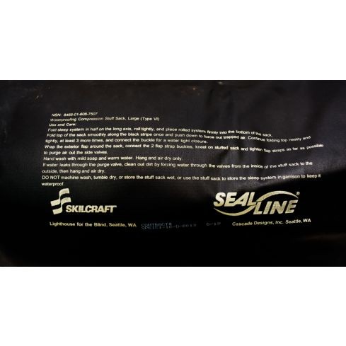 USGI Skilcraft Seal Line Waterproofing Large Stuff Sack Type VI