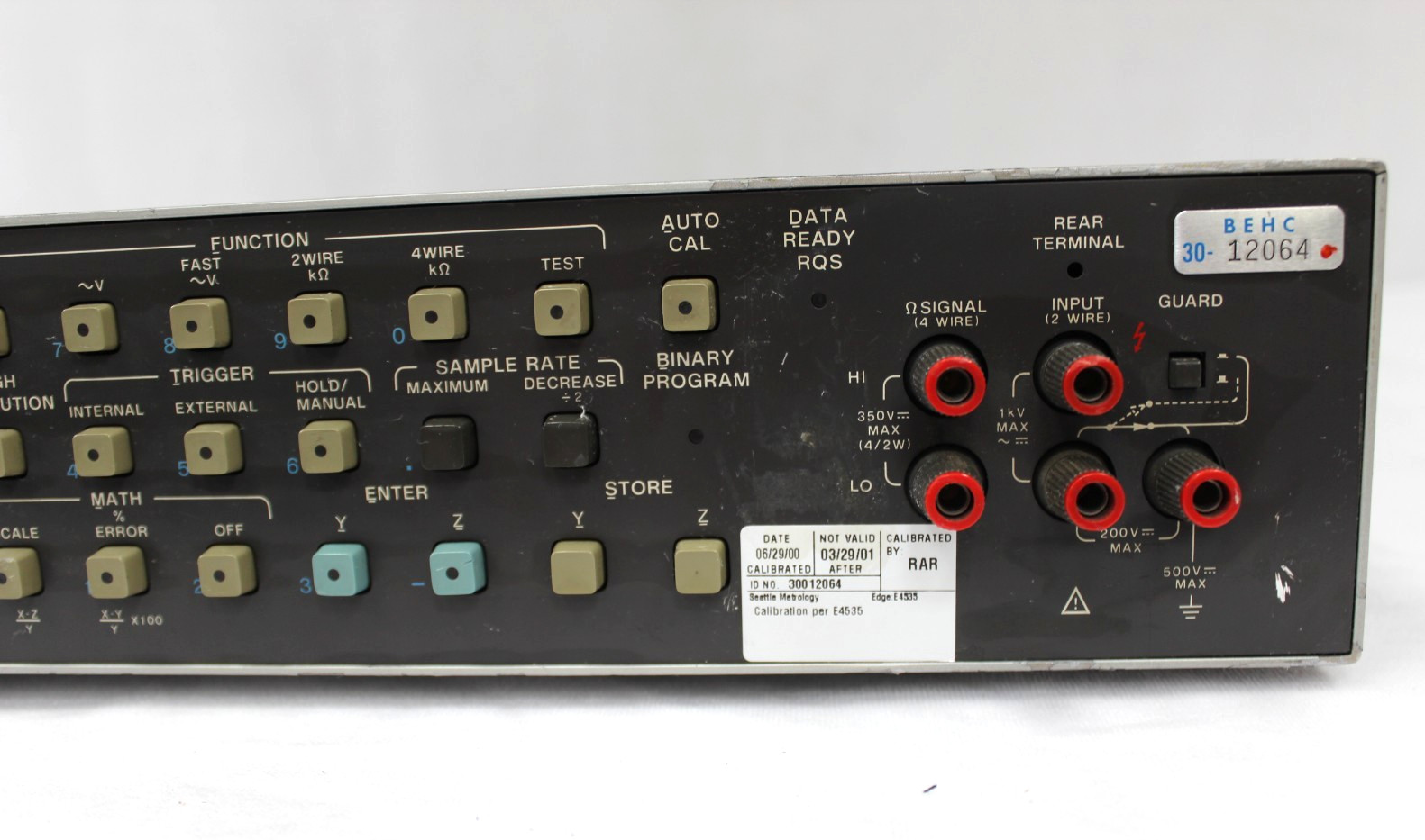 HP 3455A Digital Voltmeter Precision Bench DVM AC DC Measurement Instrument
