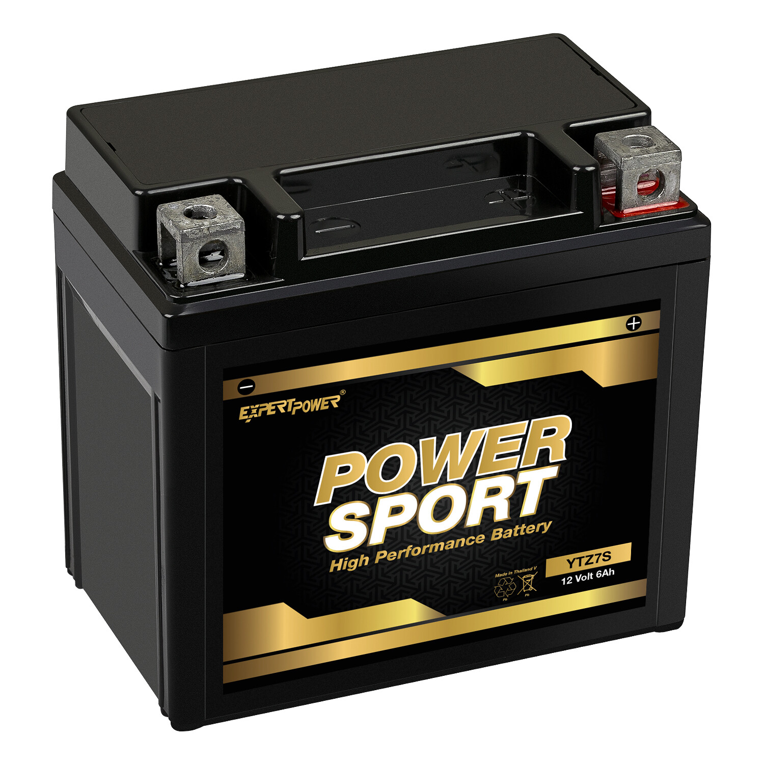 YTZ7S 12V 6AH Battery Replacement for GTZ7S Motorcycles