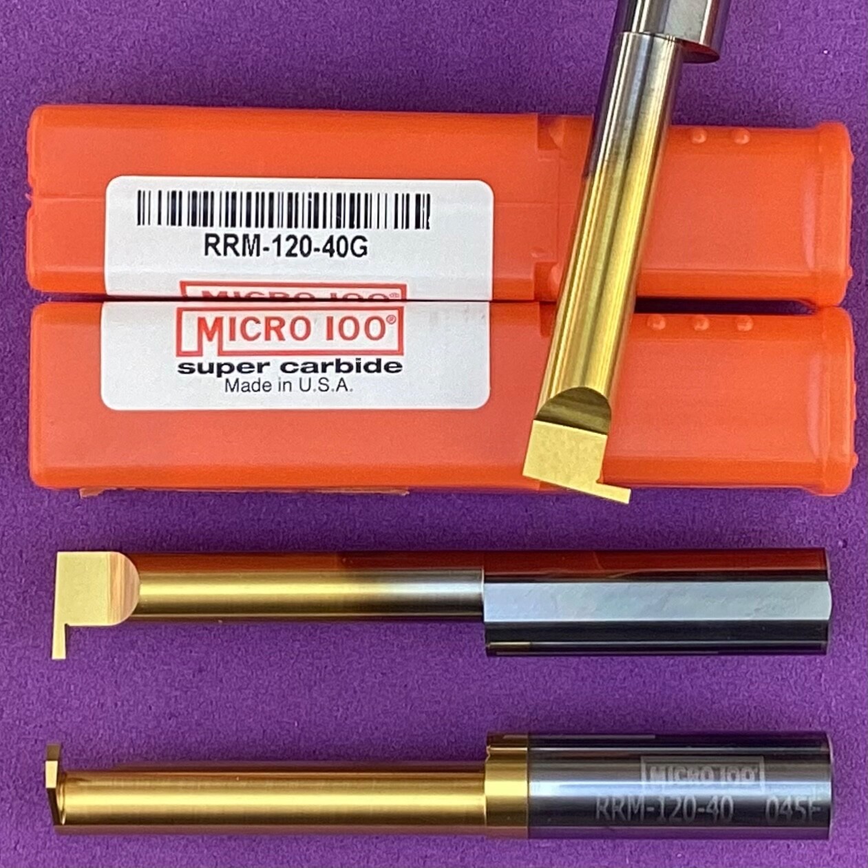 MICRO 100  RRM 120-40G Carbide Internal Retaining Ring Bar 1.2mm WOC🎯Machinist
