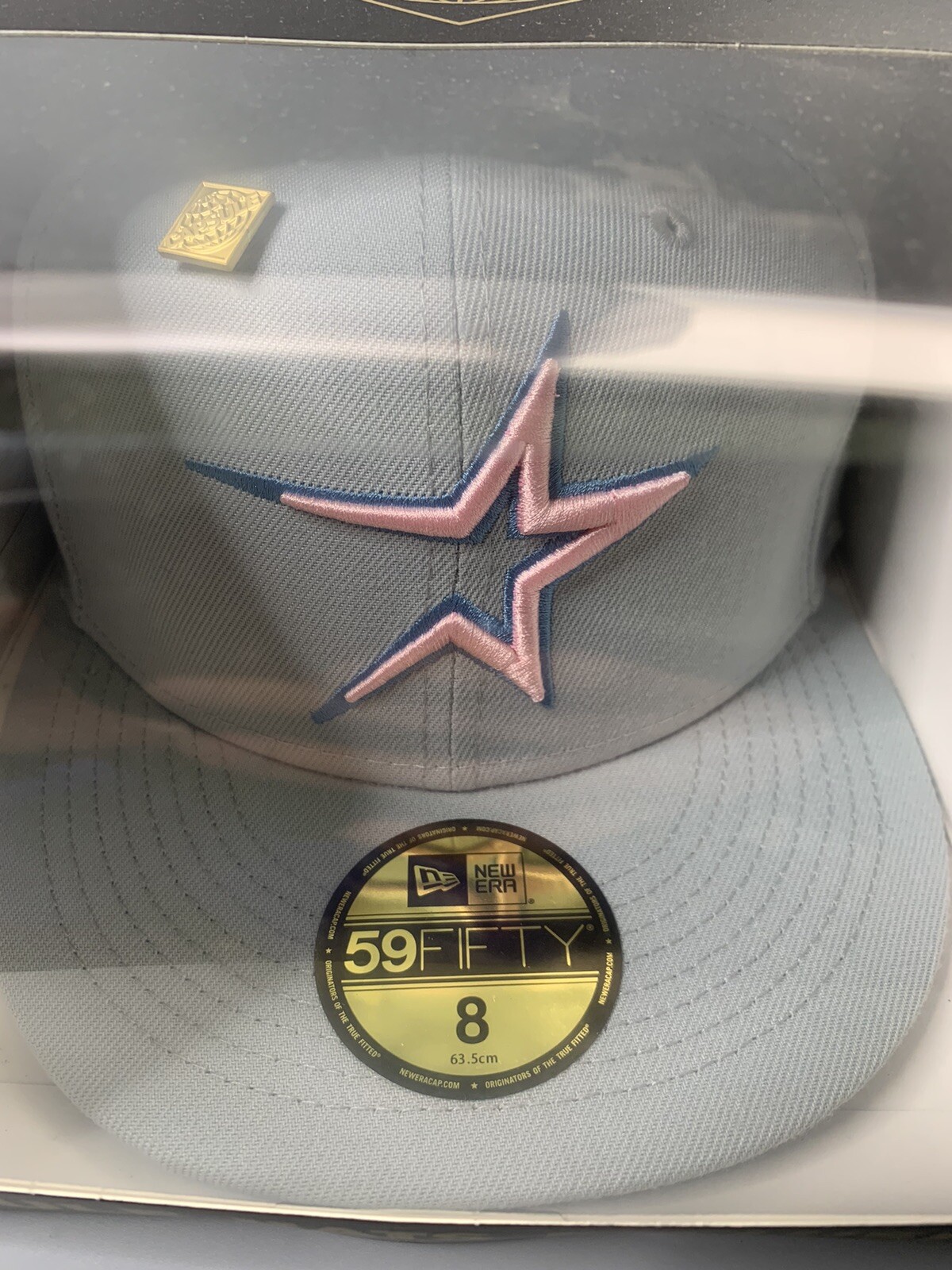 Houston Astros Capsule Hat New Era Cloudy Skies Size 8 Fitted