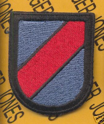 107th MI Bn 7 INF LRS Airborne Ranger LRRP flash patch