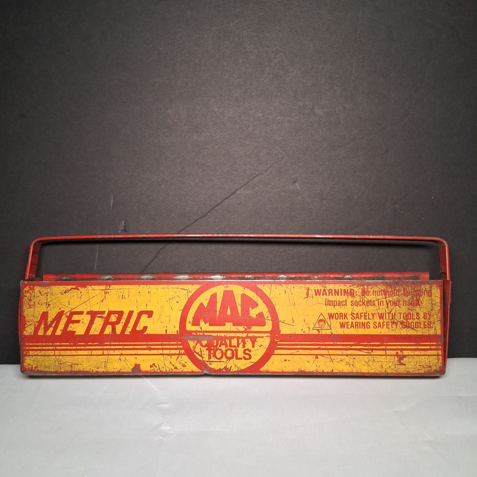 Mac Tools Metal Socket Tray for 1/2" Drive Deep Metric Sockets 11.5" Long VT24Y