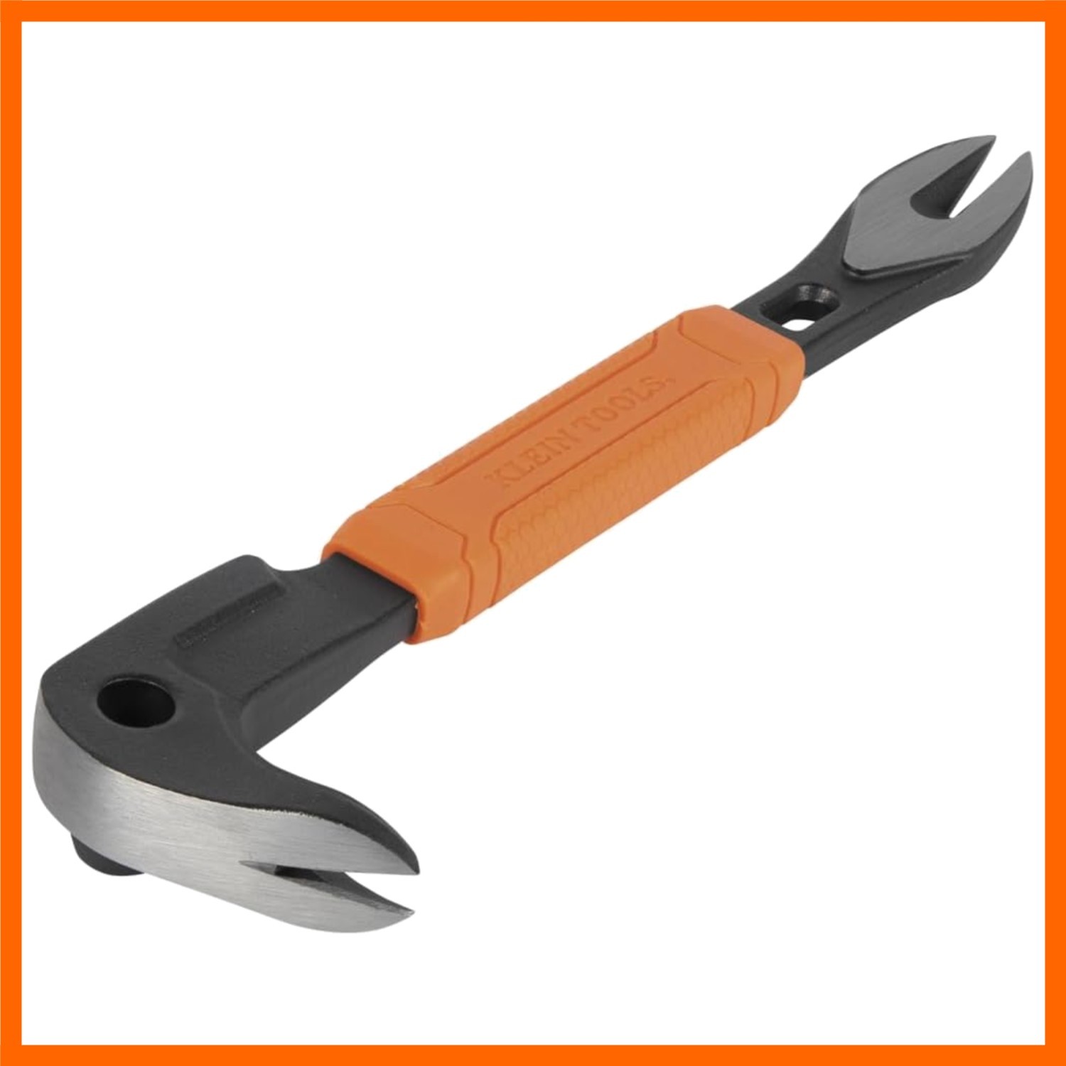 66091 Nail Puller with Integrated Dimpler, Heavy-Duty Carbon Steel Cats Paw P...