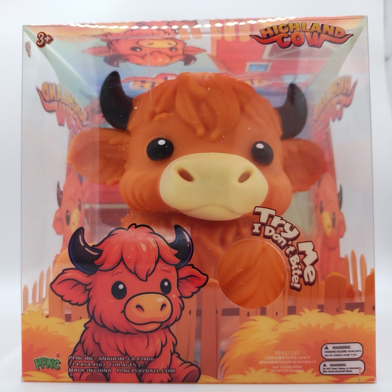 1 Ct Viral PPNC Highland Cow Squishy Stress Toy Five Below Rare TikTok Trend NEW