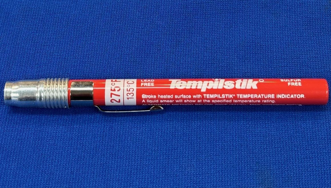 Tempilstik Temperature Indicator  275F  Tempil Crayon Temp Marker Stick