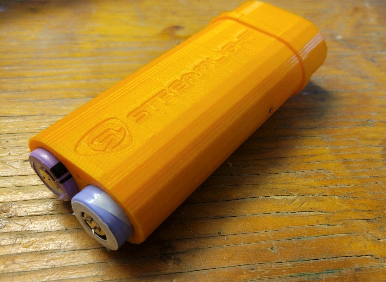 1-Stream-light Yellow Adapter w/Li-ion Rechargeable Battery Survivor EMT FIRE po
