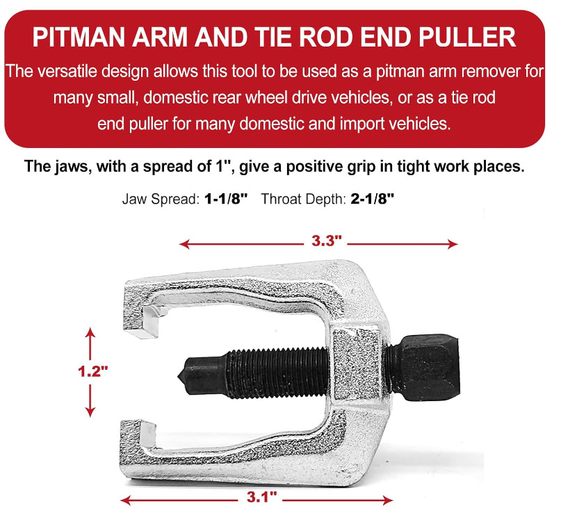 Separador De Rotula De 5 Piezas Extractor De Brazo Pitman Para Servicio Frontal