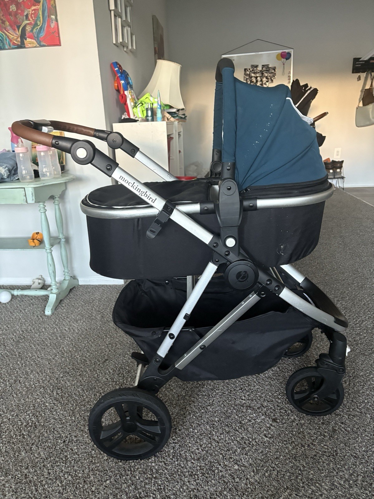 Mockingbird M1924-2139 Bassinet ONLY For Single to Double Stroller 2.0