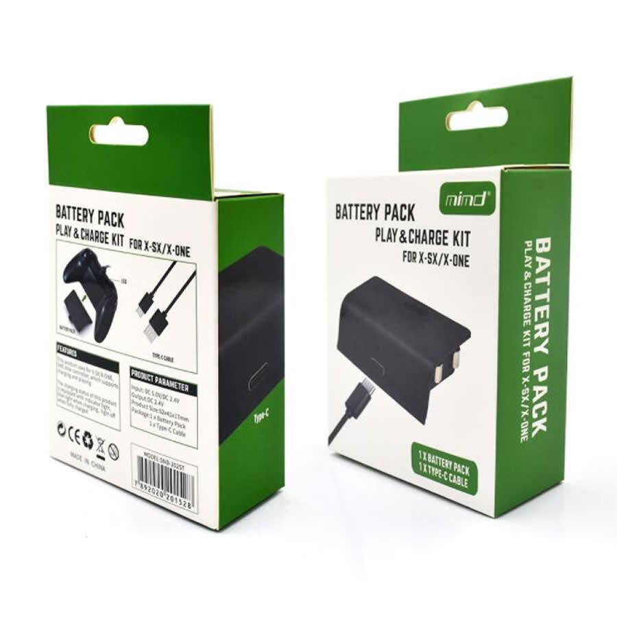 Rechargeable Battery Pack for Xbox Series X / Series S Controller with USB cable