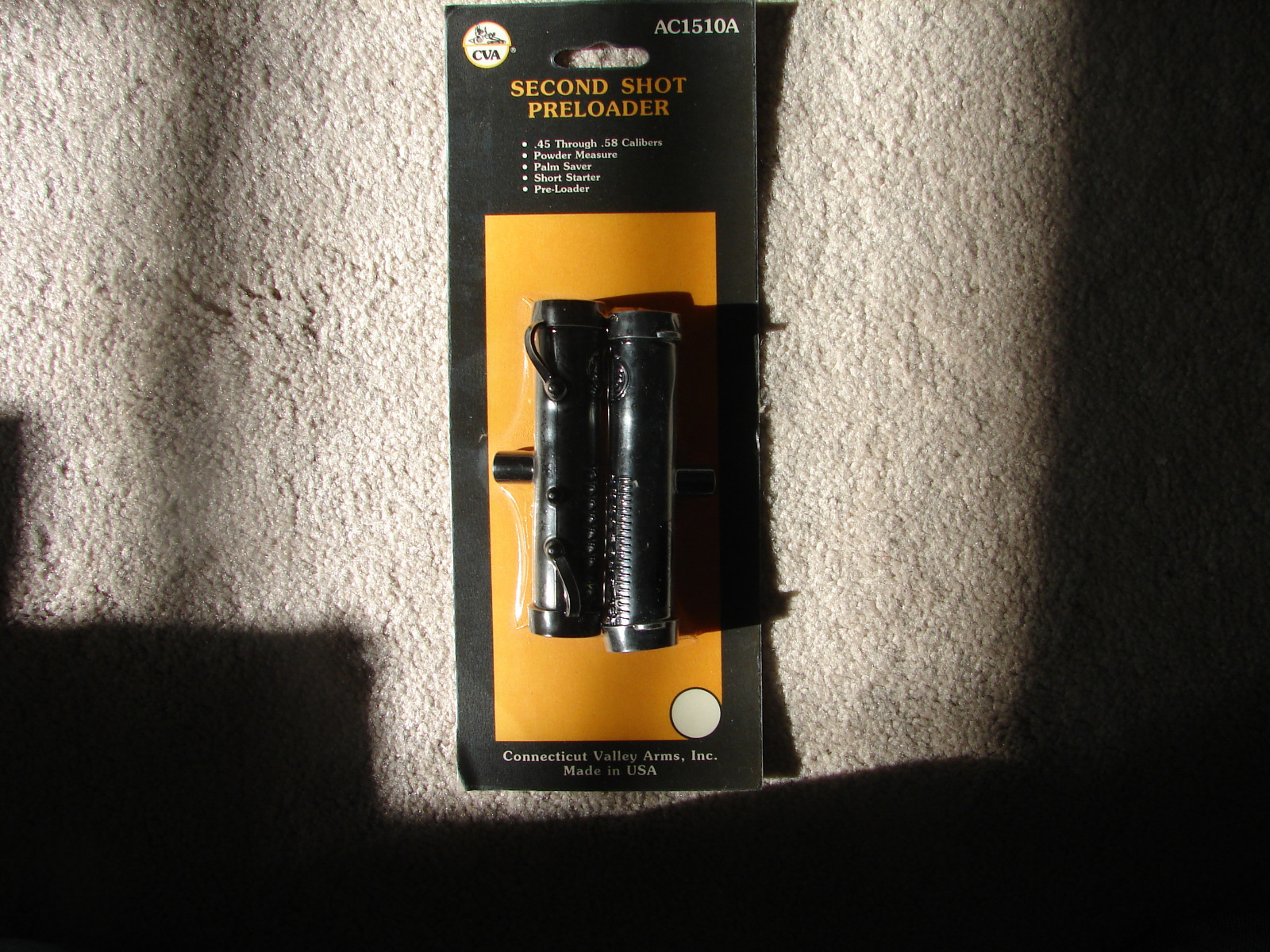 CVA AC1510A Second Shot Preloader, as pictured, new old stock.