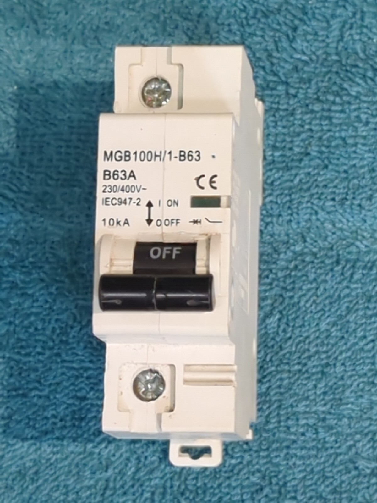 Permobil Wheelchair Battery Circuit Breaker MGB100H/1-B63