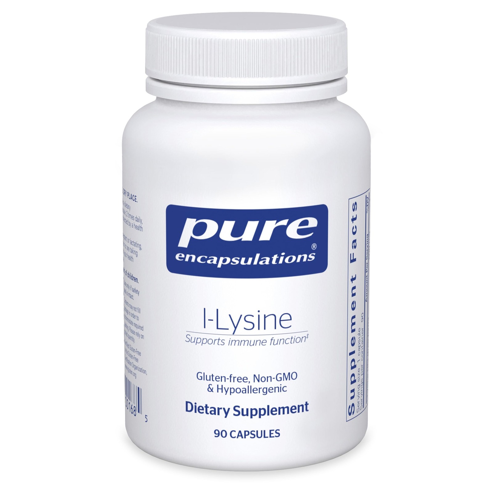 Pure Encapsulations L-Lysine - Essential Amino Acid 90 Count (Pack of 1)