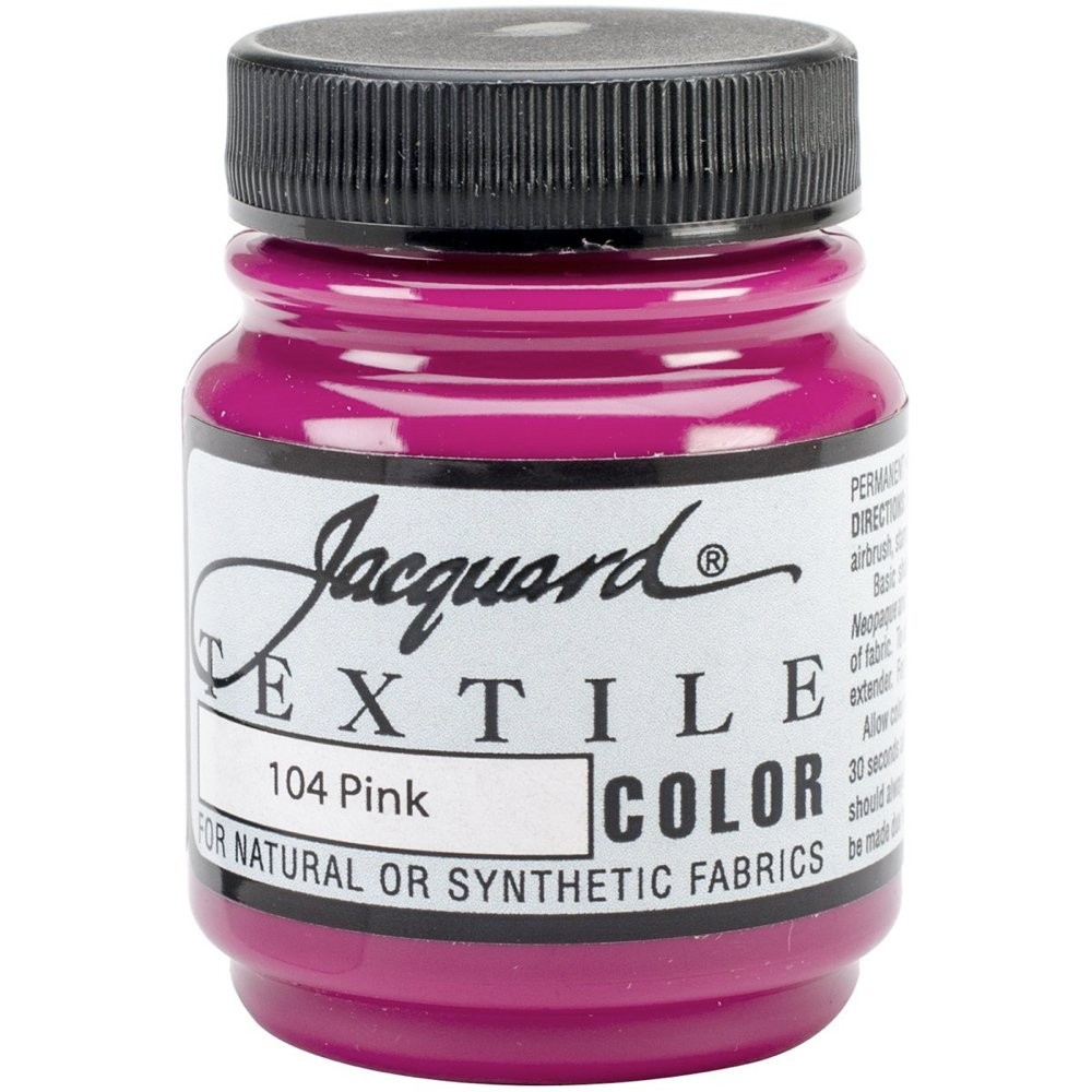 Jacquard Textile Paint 2.25 Oz Pink,Fabric Paints & Markers