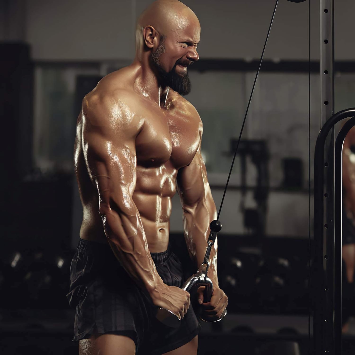 Versatile LAT Pulldown Attachments for Home Gym: Includes Handle, Rope & Straps
