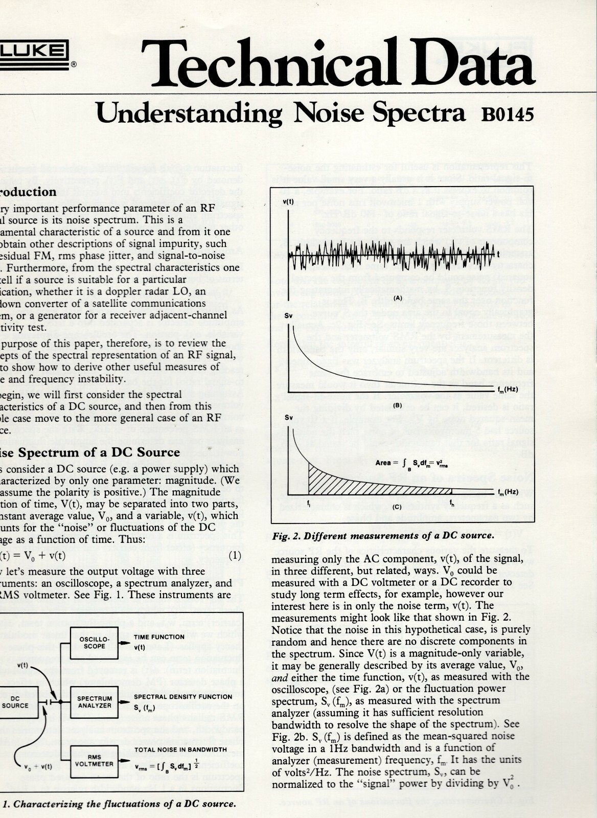 Fluke Technical Data Understanding Noise Spectra