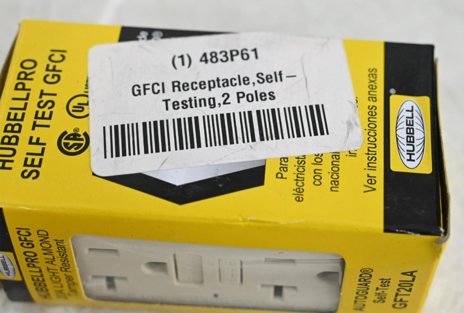 Hubbell GFT20LA GFCI Receptacle