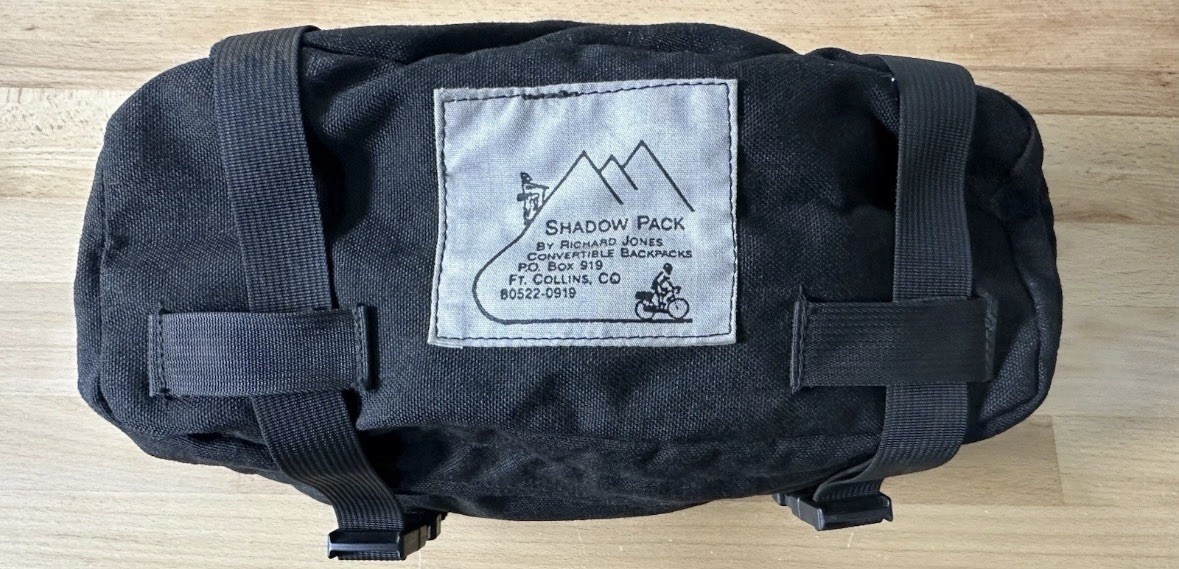 RARE Vintage Shadow Pack Bicycle Touring Convertible Rear Rack And Waist Pack