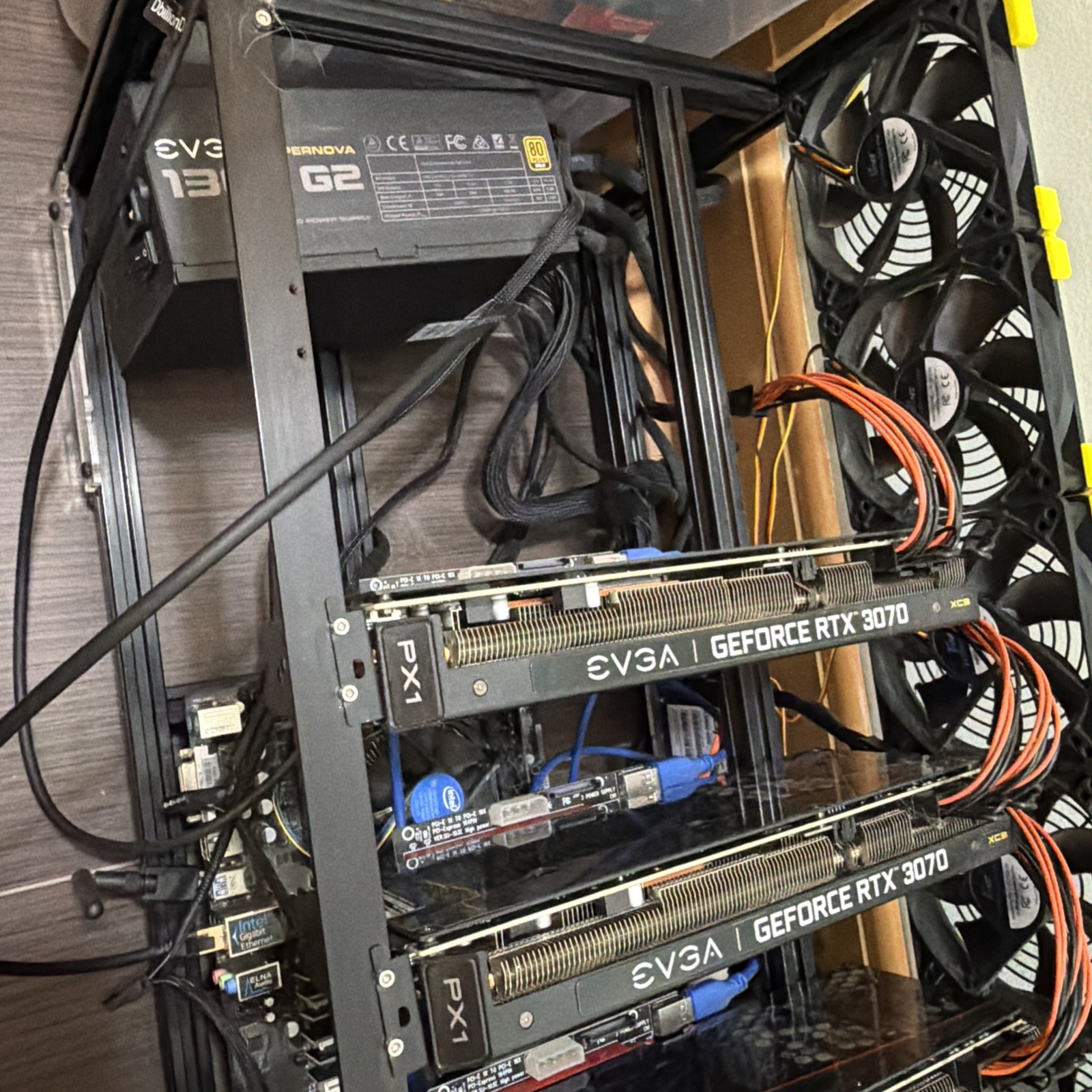 6-GPU EVGA RTX 3070 Mining Rig XC3