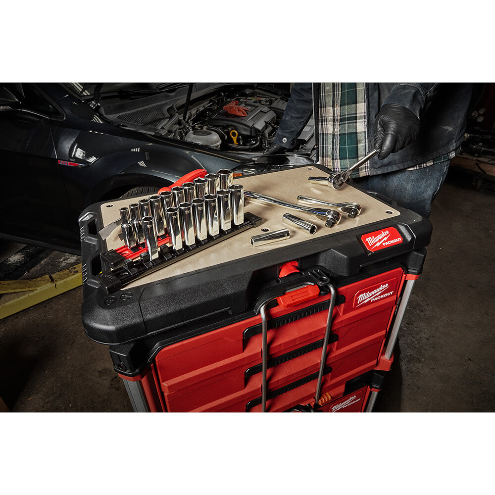 Milwaukee 48-22-9405 3/8" Drive 10pc Deep Well Socket Set - SAE