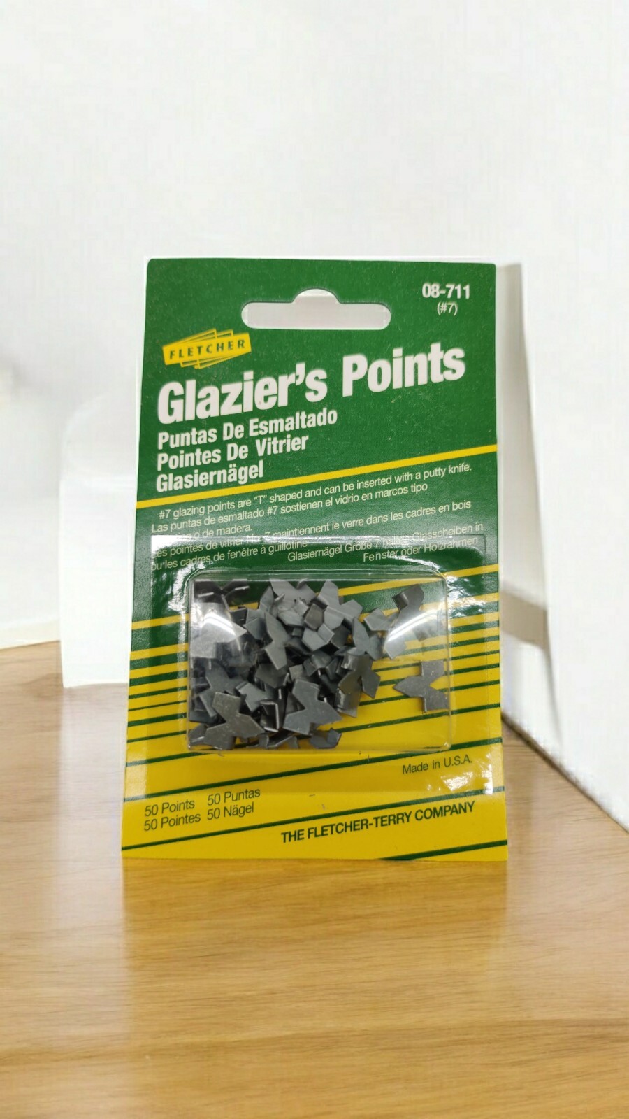 New Fletcher 50 pk Glazier's Push Points for Glazing Window Glass 08-711