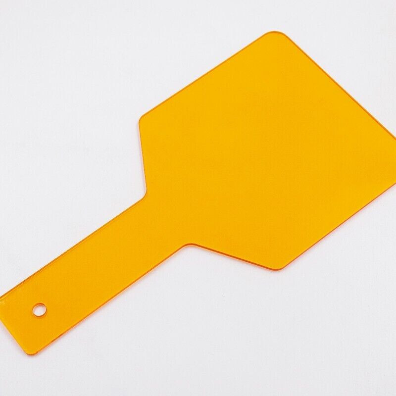 Dental Protective Curing Shield Hand-Held Visible Light Filter Paddle Orange Kit