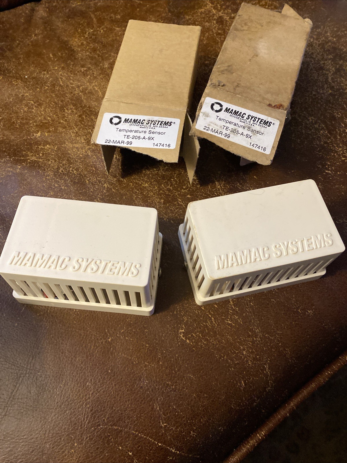Lot Of 2 Mamac Systems TE-205-A-9X Temperature Sensors New