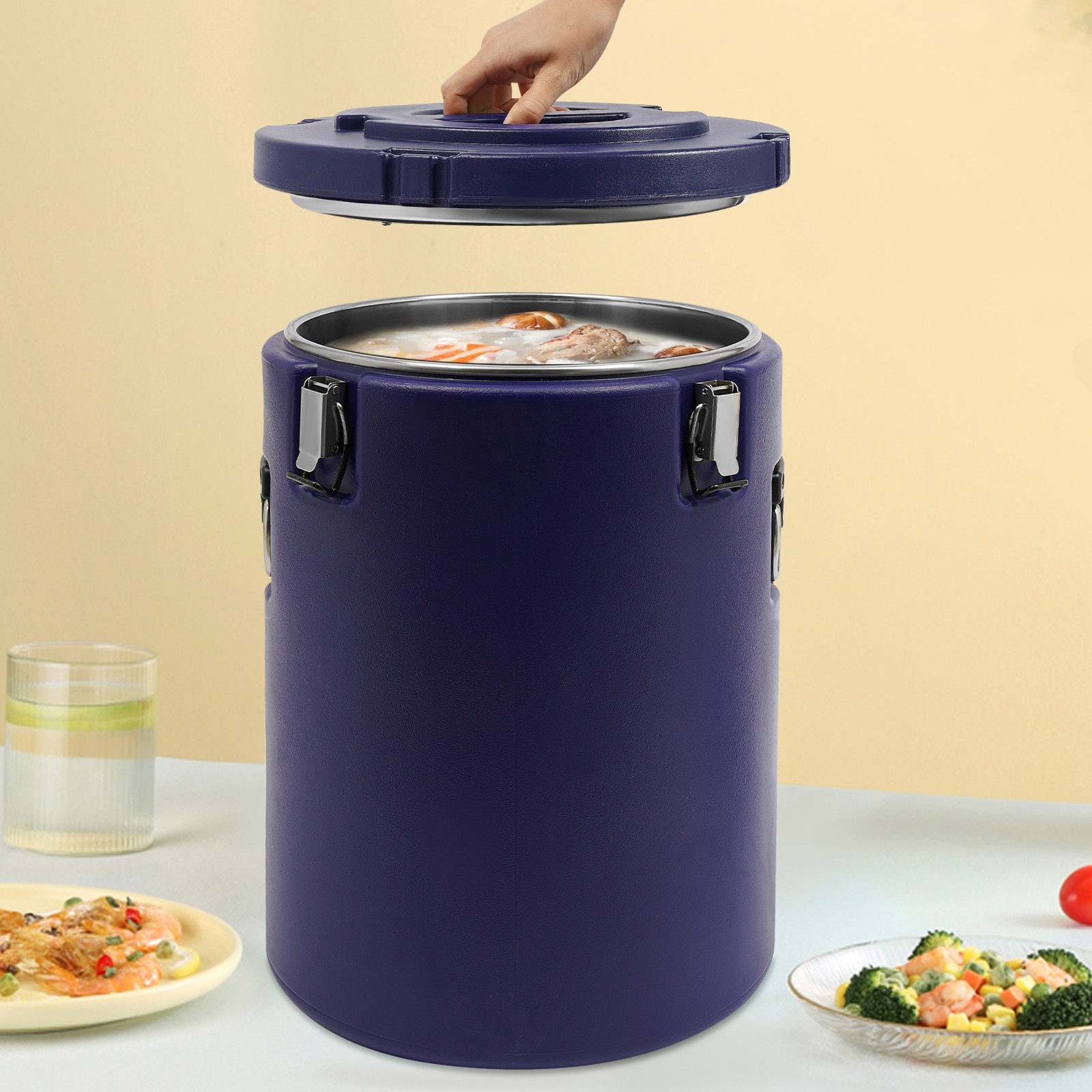 Large Capacity 35l Thermo Barrel Keep Warm And Cold Stainless Steel Insulation
