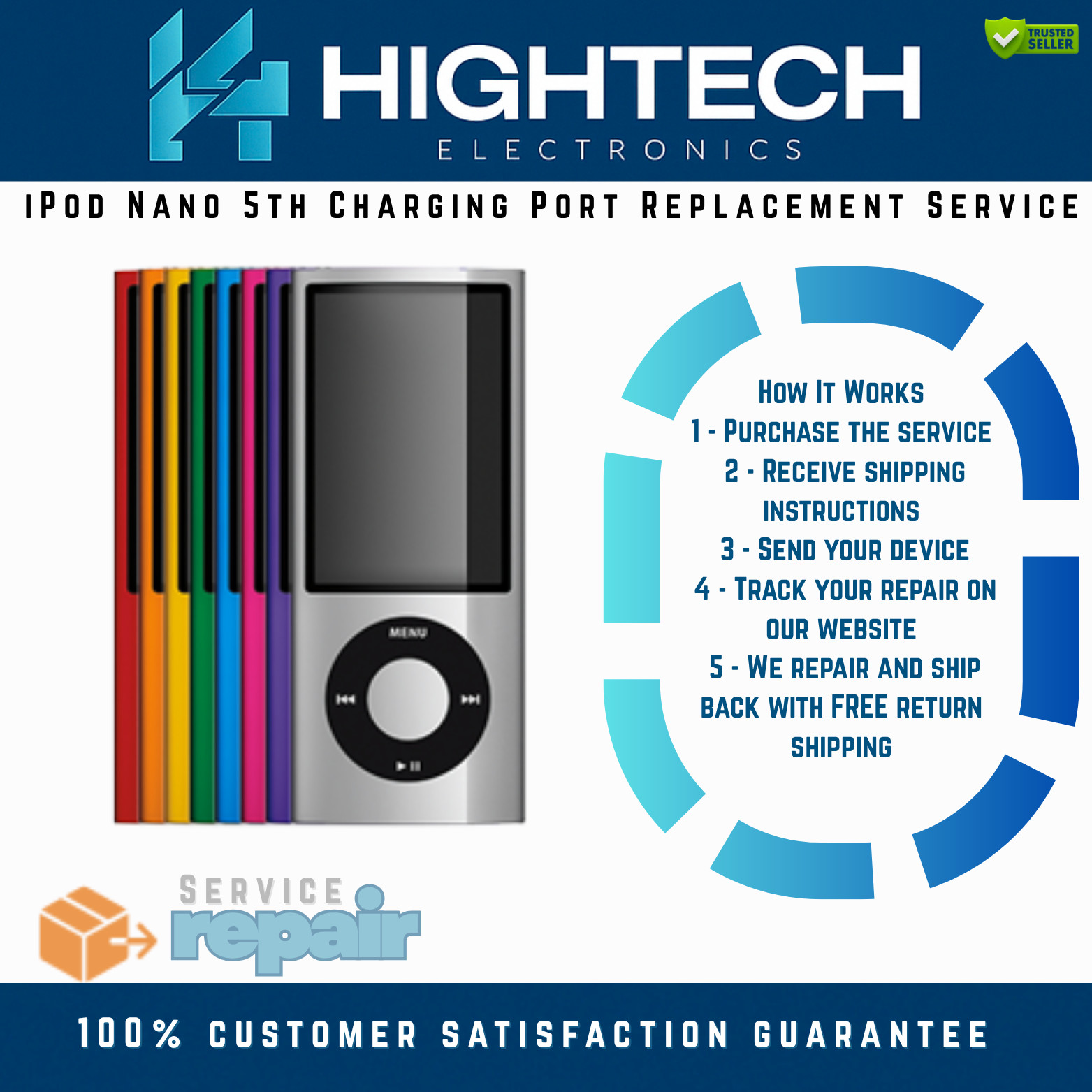 iPod Nano 5th Charging Port Replacement Service