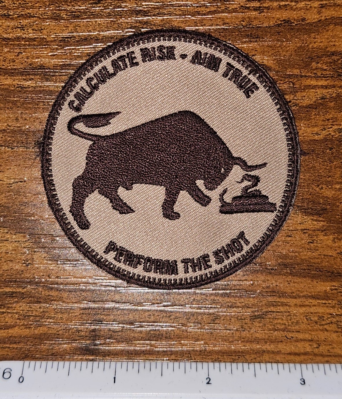 Calculate Risk Aim True Velkro Militia Shot Show Tactical Uniform Patch
