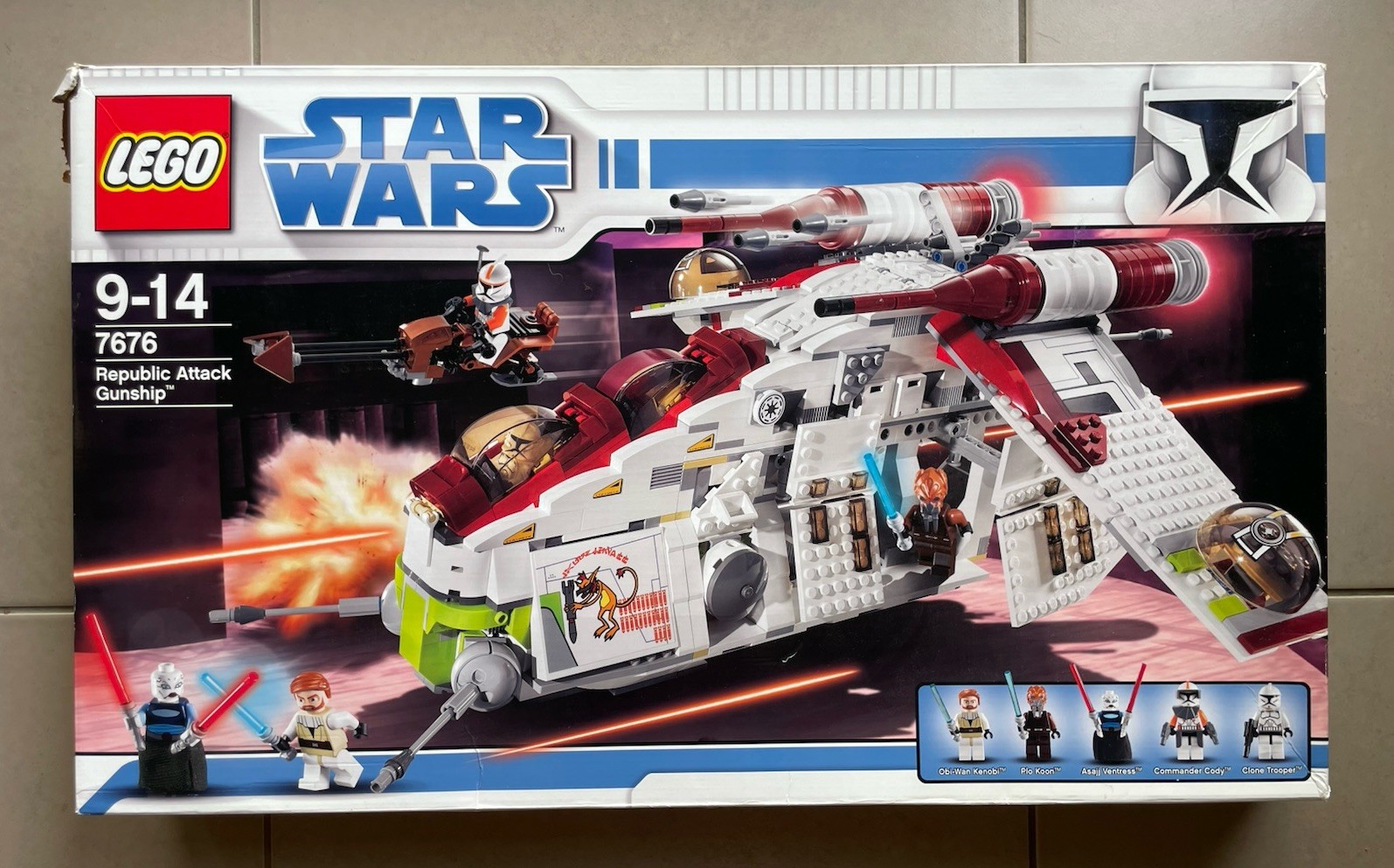 LEGO Star Wars: Republic Attack Gunship Set (7676) Retired Grail NO US SHIPPING