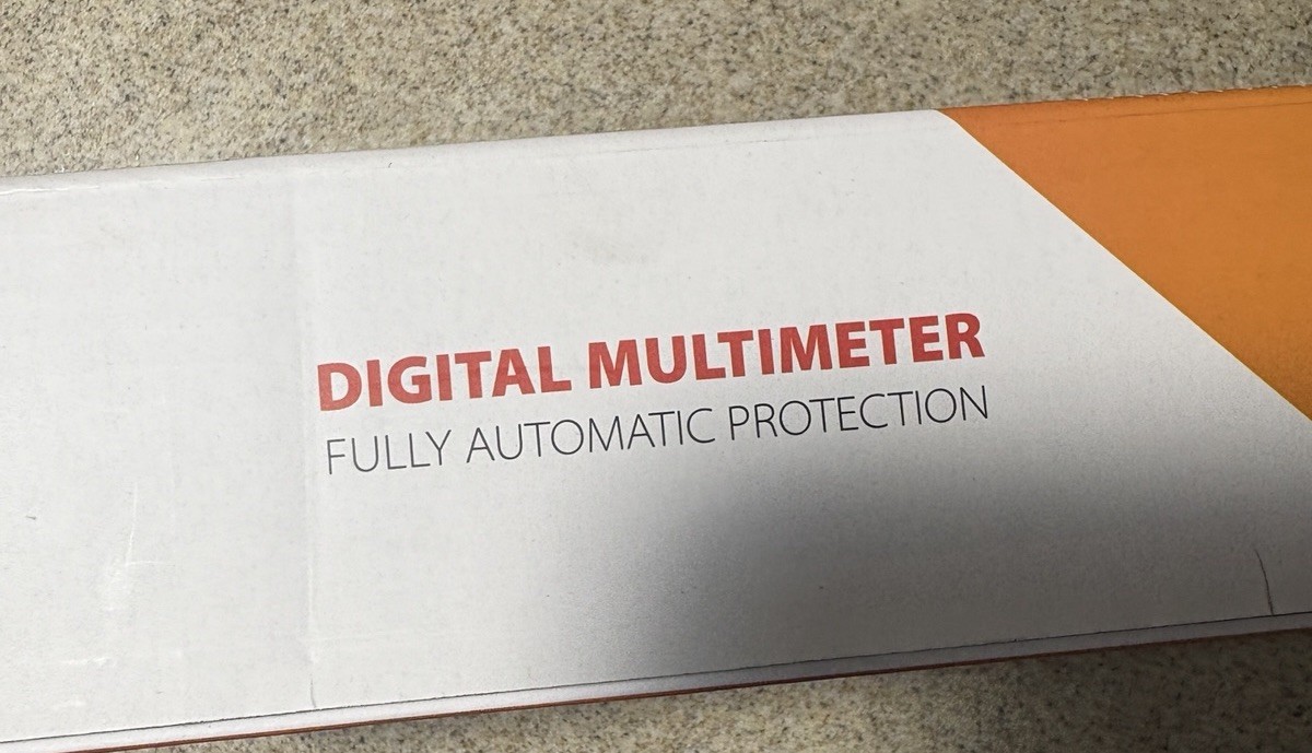 Digital Multimeter - AC 700V, DC 1000V New In Box. Fully Automatic Protection