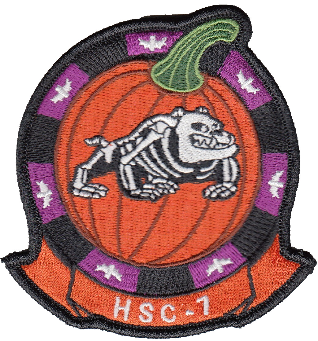 HSC-7 DUSTY DOGS HALLOWEEN PATCH