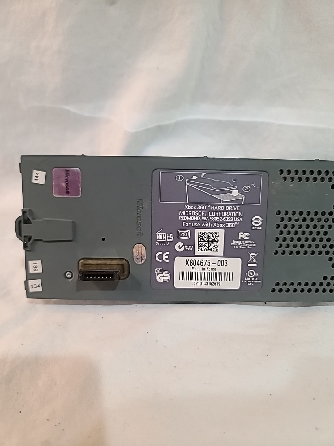 Microsoft Xbox 360 20GB Hard Drive HDD X804675-003