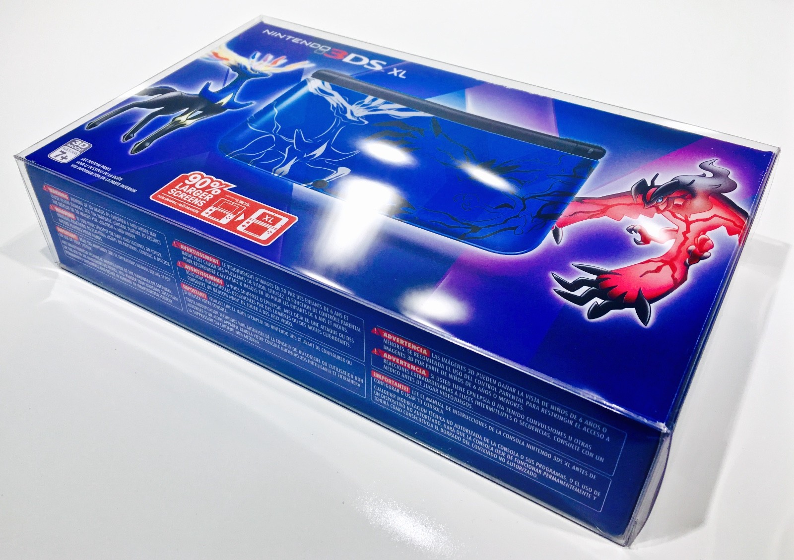 1 Box Protector Clear Cases For ORIGINAL NINTENDO 3DS XL. NTSC SIZE ONLY!
