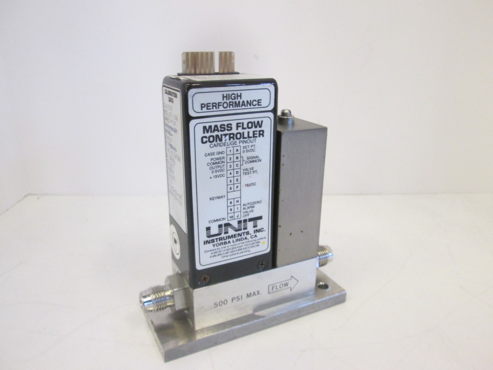 Unit Instruments, UFC-1100A, Mass Flow Controller, 150 SCCM, SIH4, Used