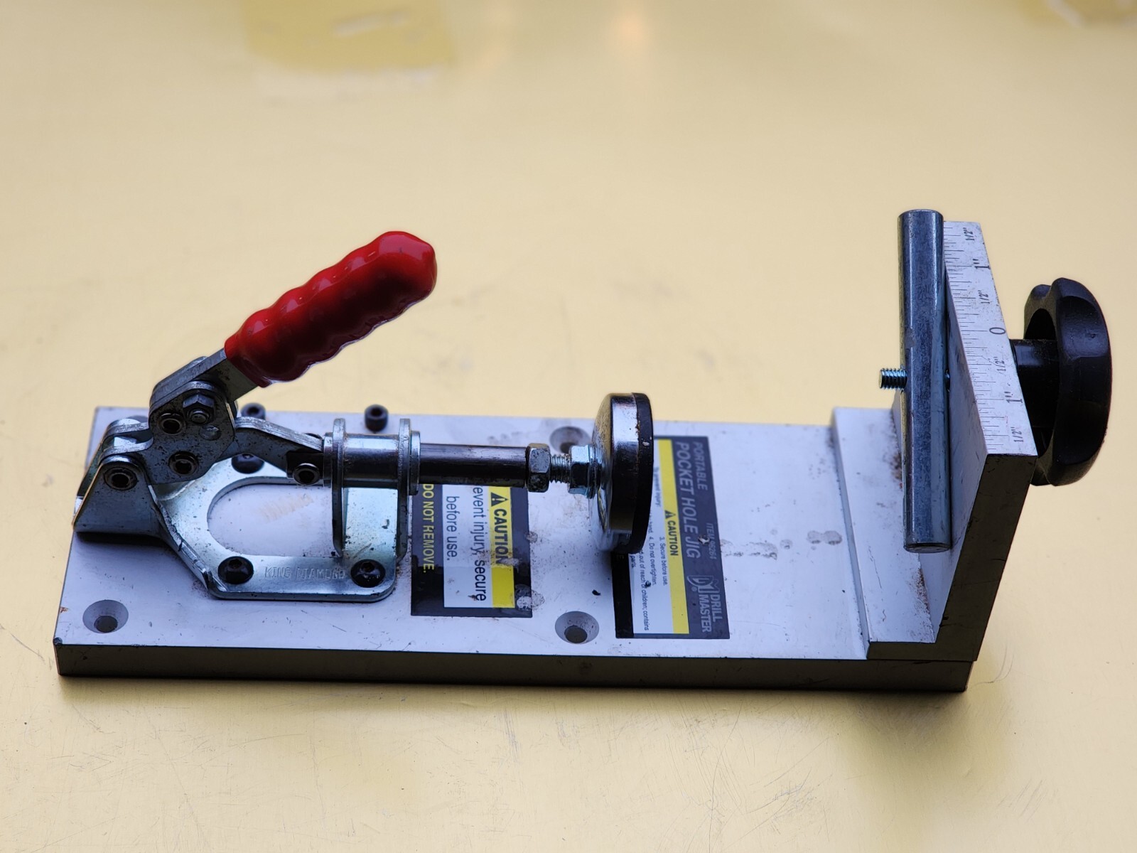 DRILL MASTER PORTABLE POCKET HOLE JIG, No. 96264