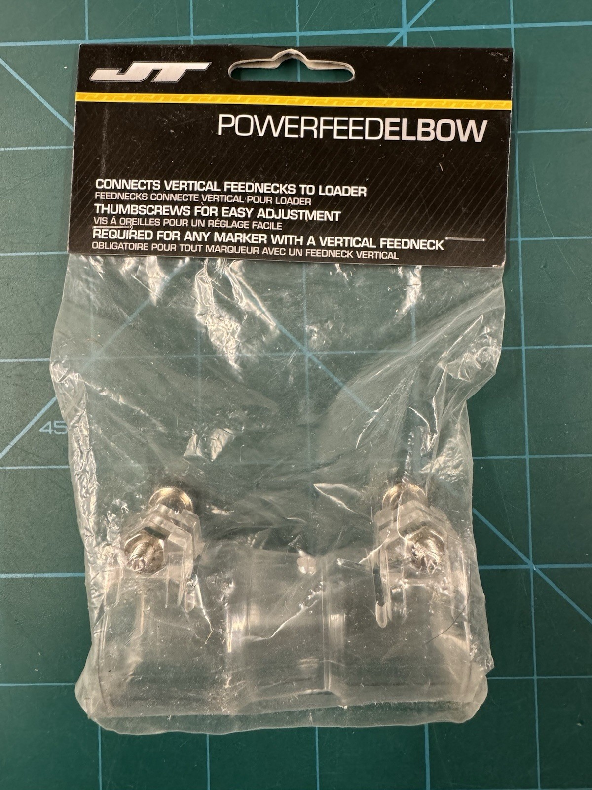 JT straight (vertical feed) Loader Elbow. 7/8” to 1”. BNIB. NOS. Rare!