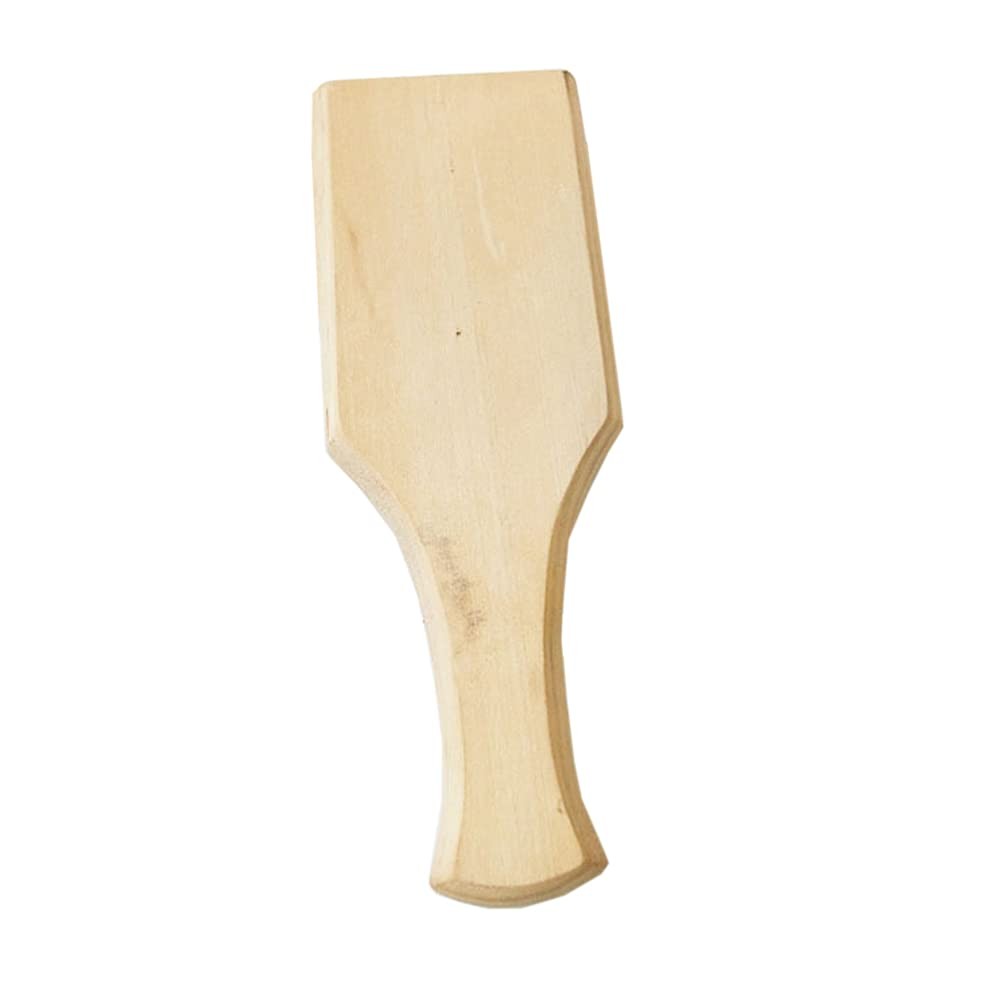 1Pc Wooden Clay Pottery Paddle Sculpture Ceramic Art brown