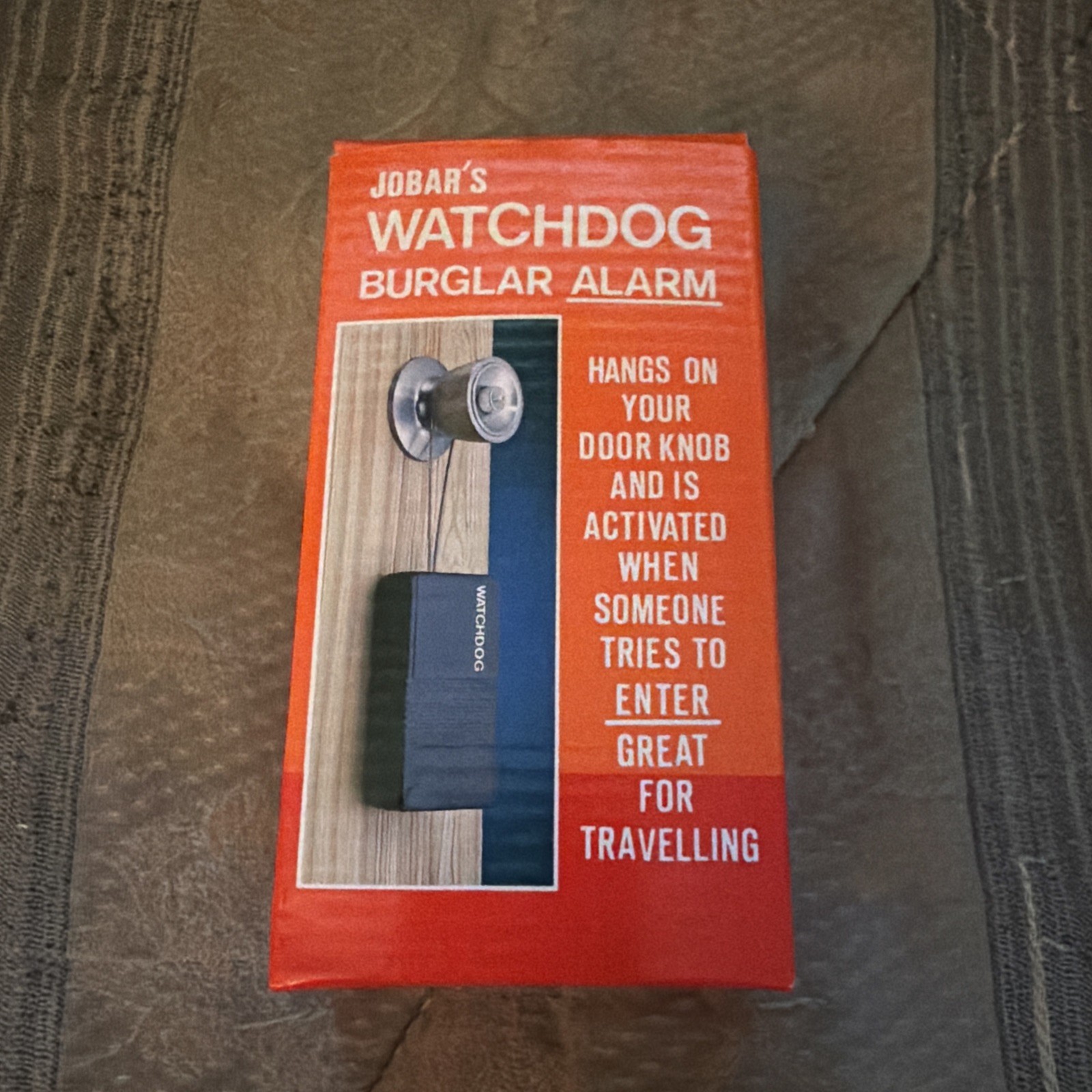 Jobar Watchdog Burglar Alarm Hang On Door Home Dorm Travel Hotel Room