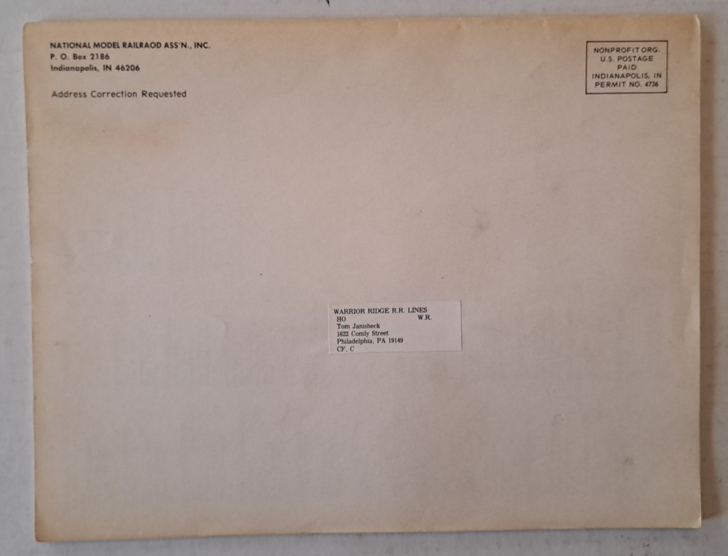 NMRA Railroad Association Official Guide Model Railroads 1978 & Certificate