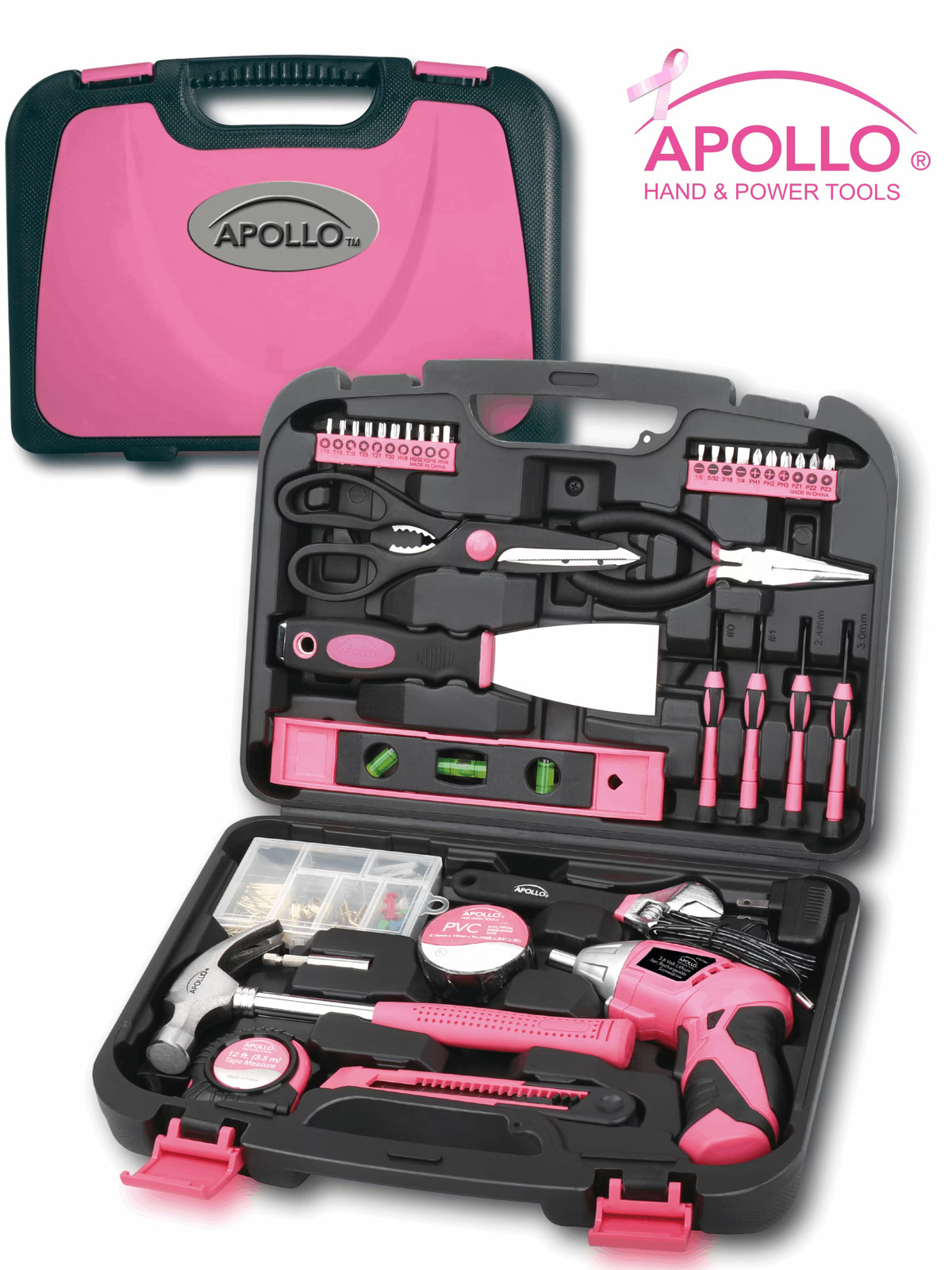 Apollo Precision Tools DT0773N1 135‑Piece Household Tool Kit
