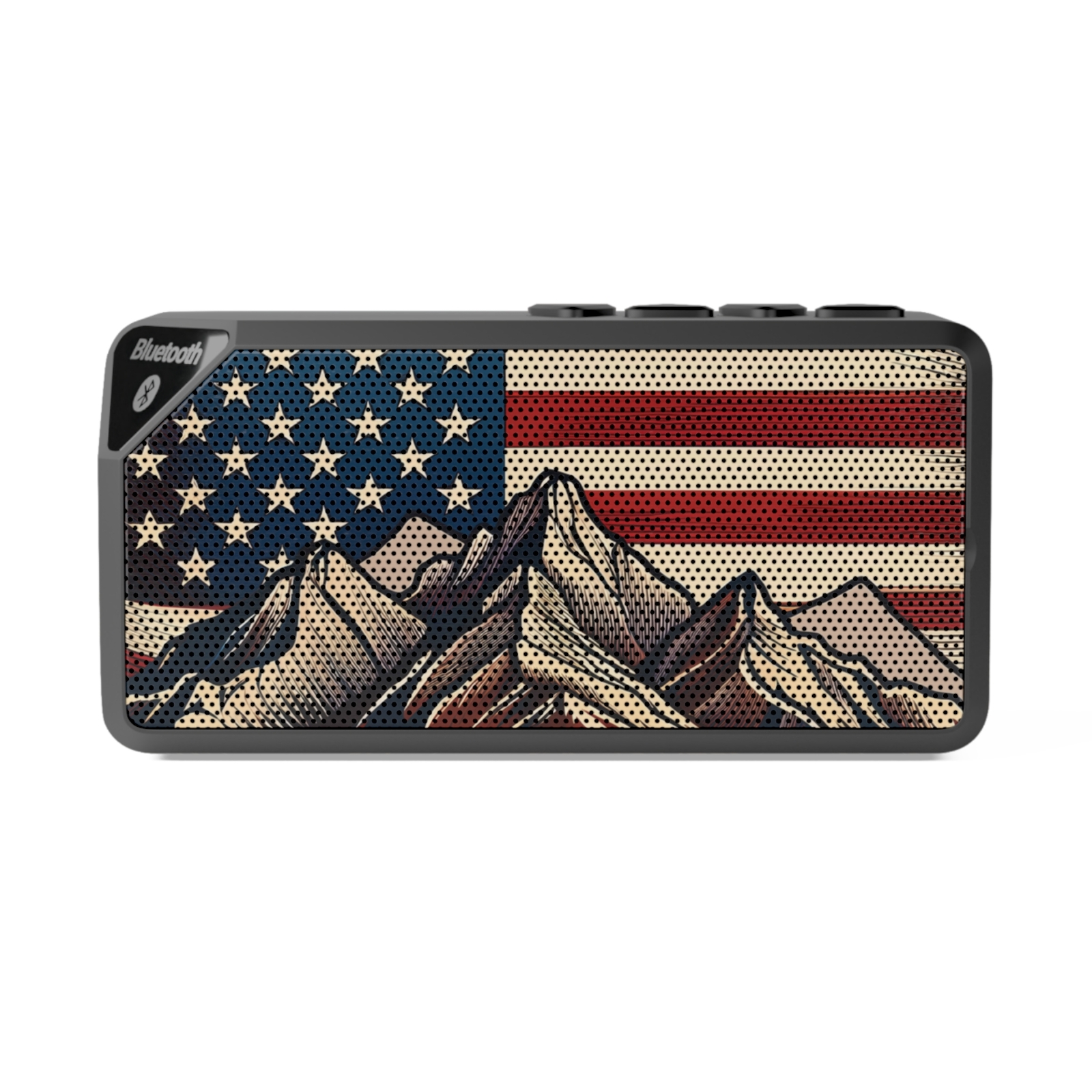 Patriotic Speaker, Bluetooth Speaker, Outdoor Sound System, Travel Sound