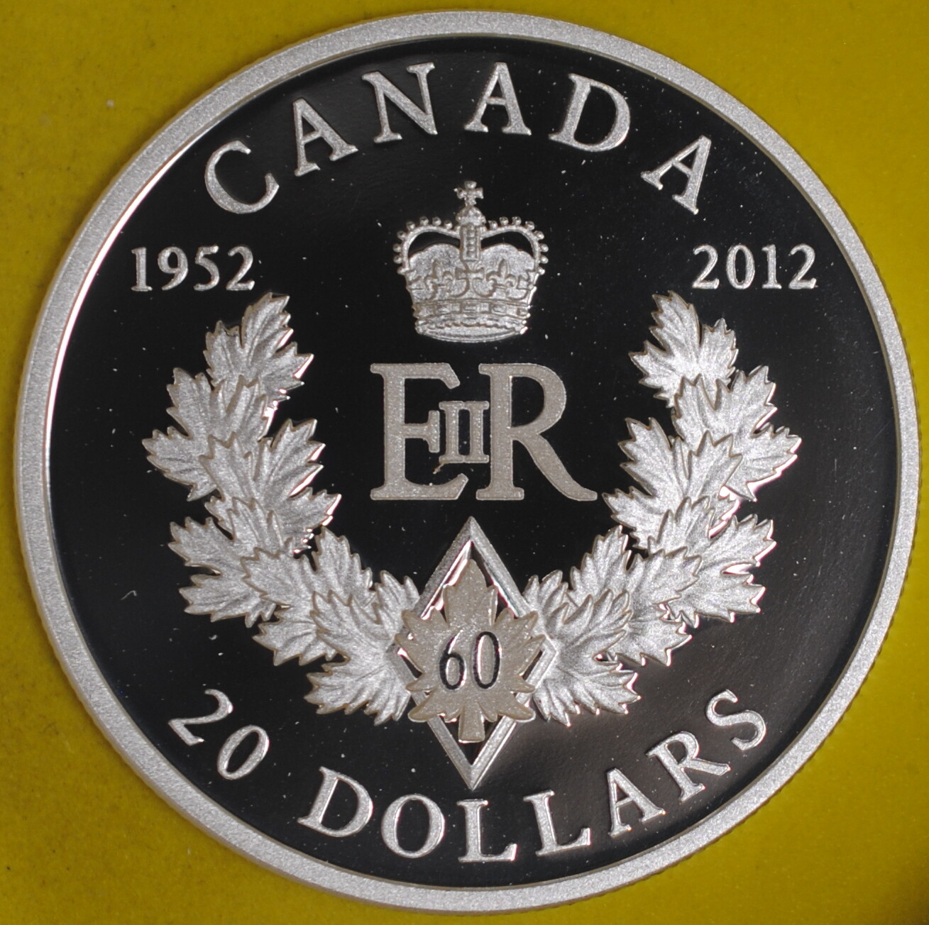 2012 Canada 20 Dollars Proof Diamond Jubilee