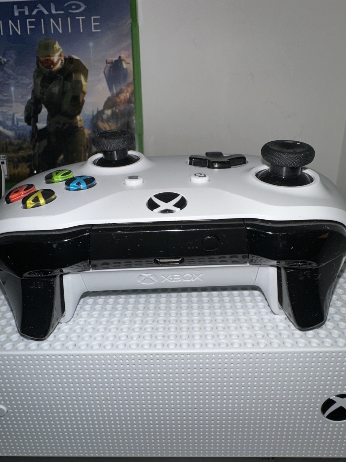 Microsoft Xbox One S 500GB White - Model 1681 - 2 Controllers & Video Game
