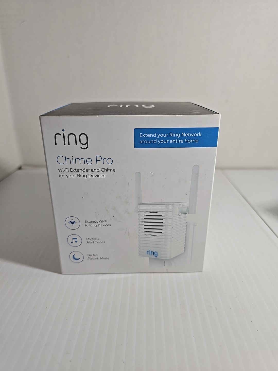 Ring Chime Pro WiFi Extender & Indoor Chime for Ring Devices Dual Antenna Sealed