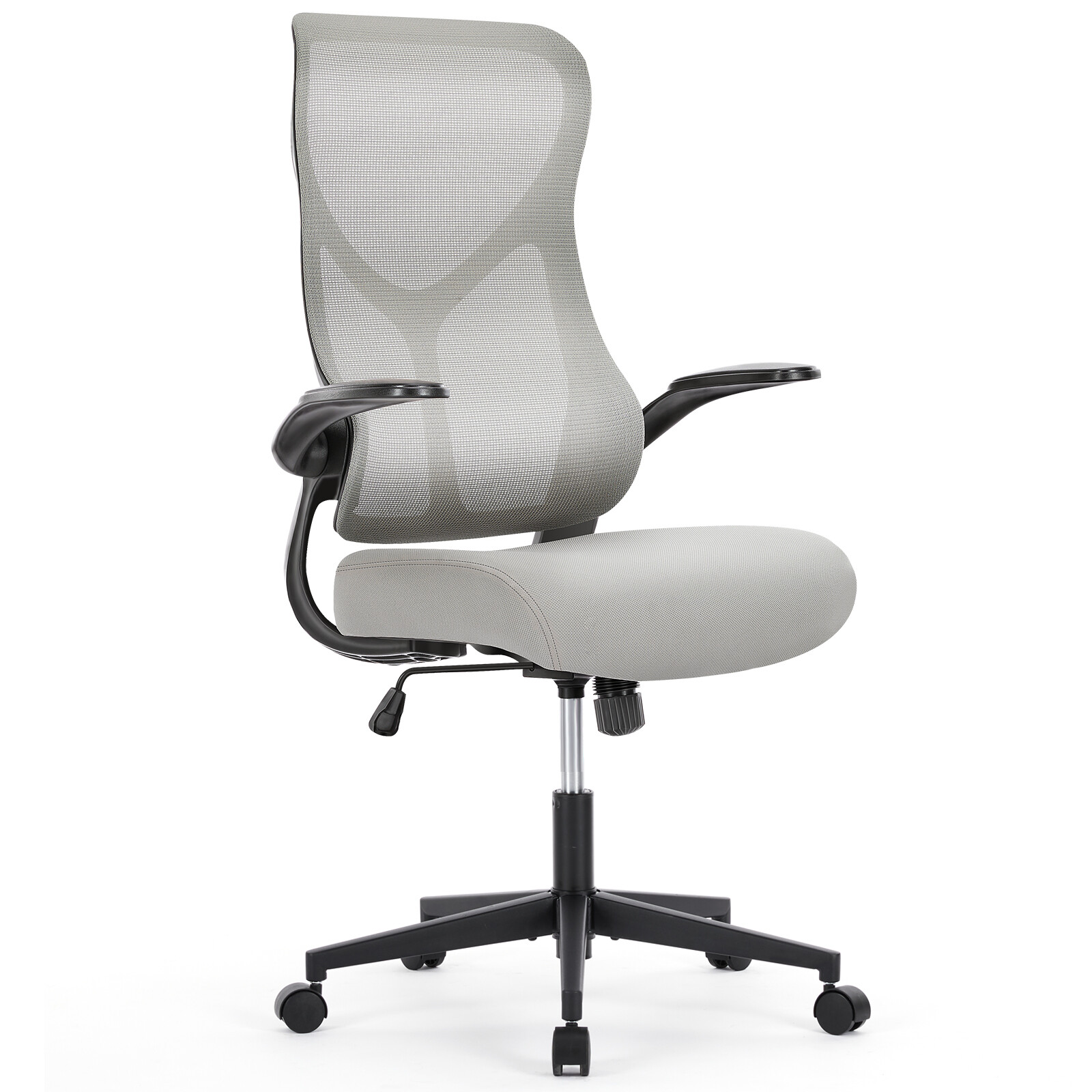 Height Adjustable Ergonomic Office Chair, Thick Cushion High Back Computer Chair