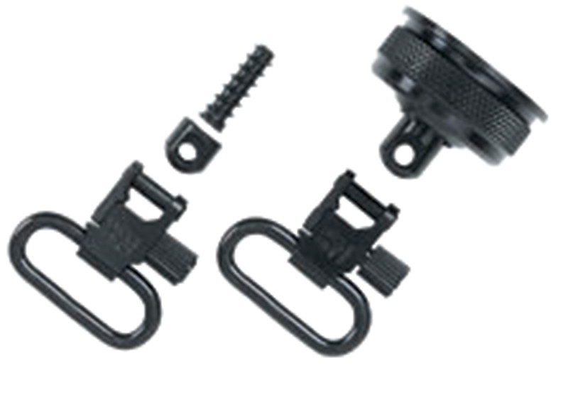 Uncle Mike's 18002 QD Magazine Cap Super Swivels For 1" Slings Rem 870 12G